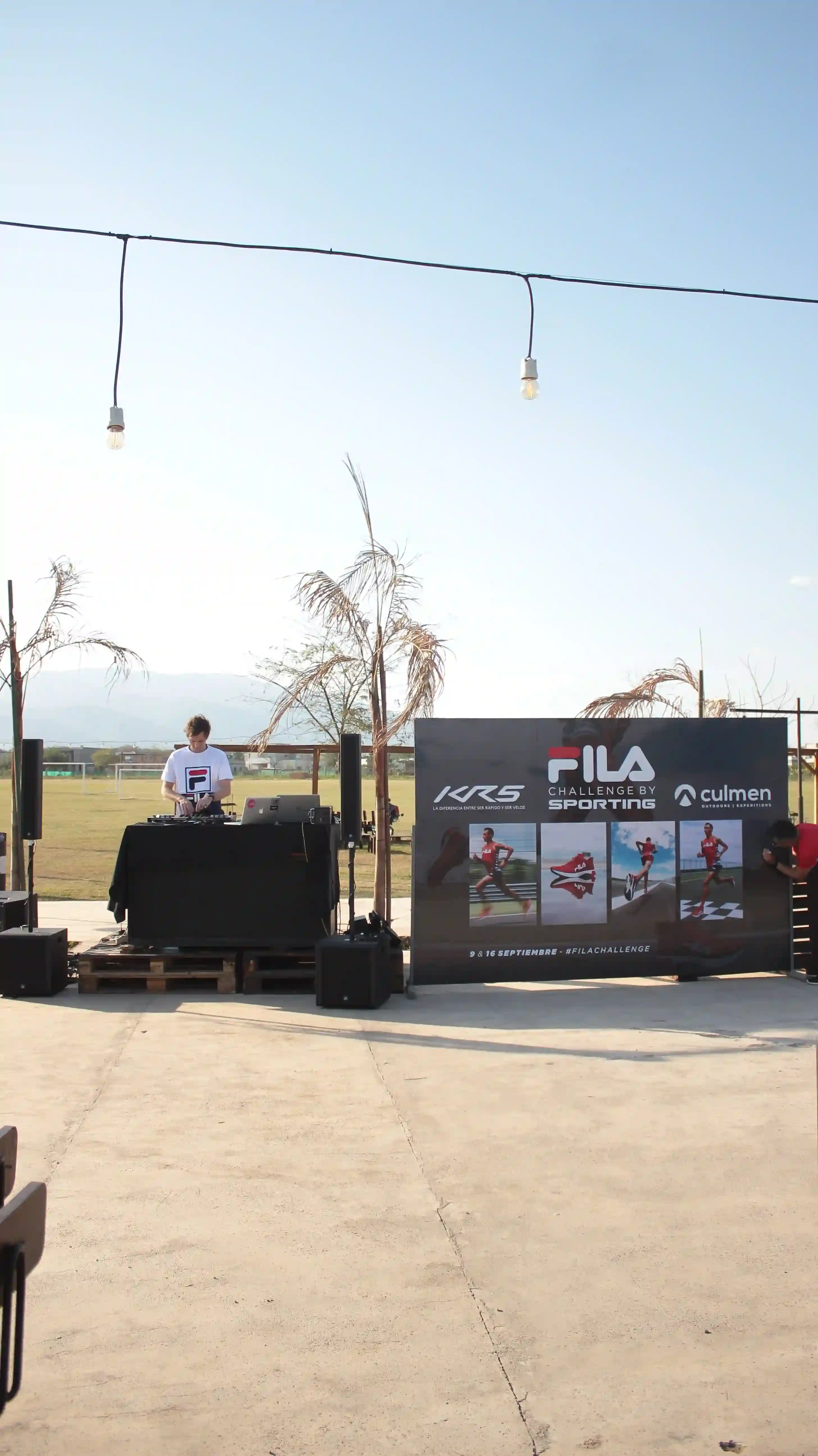 A picture of a job that I did with FILA.