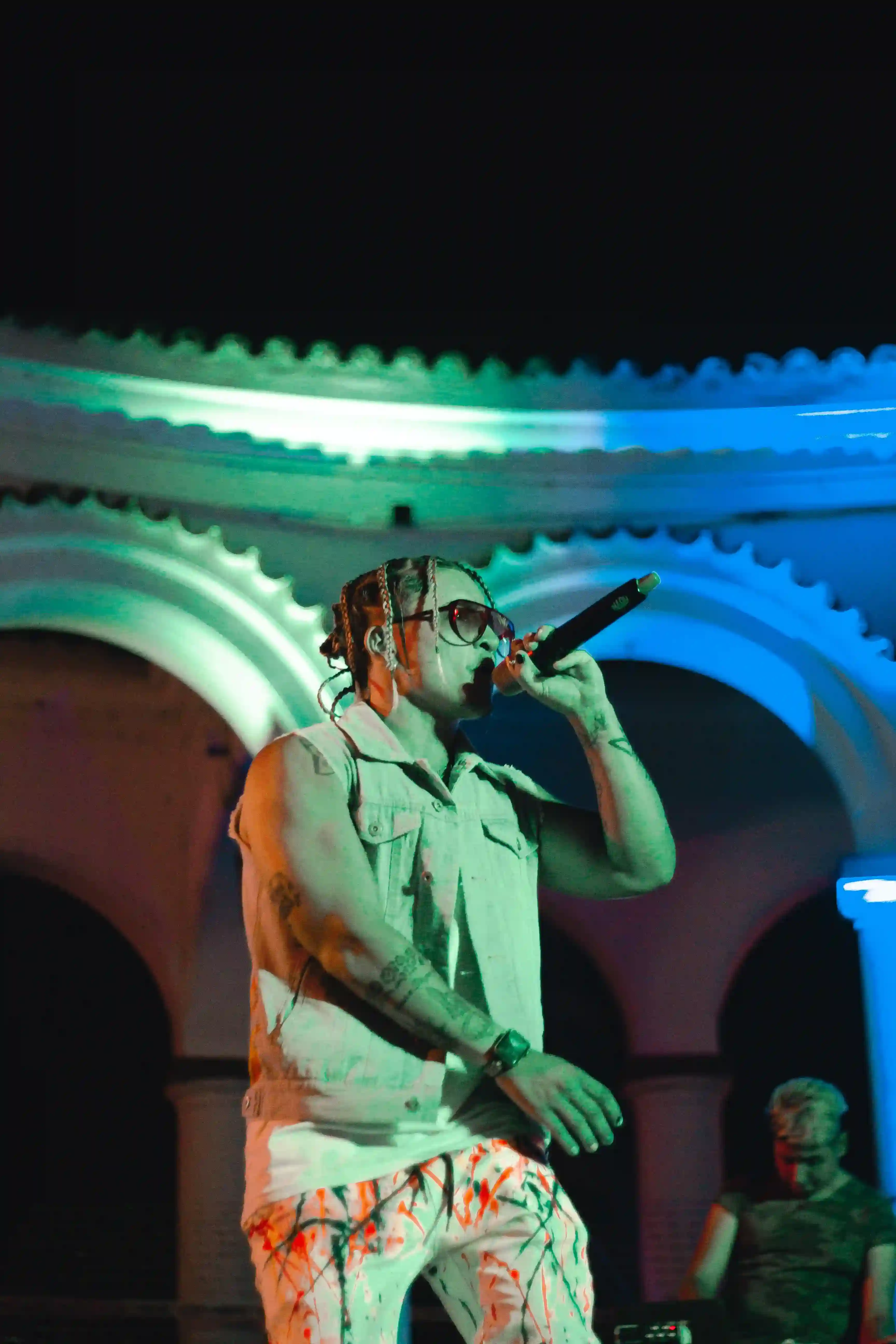 A picture that I took at a rap event in the city