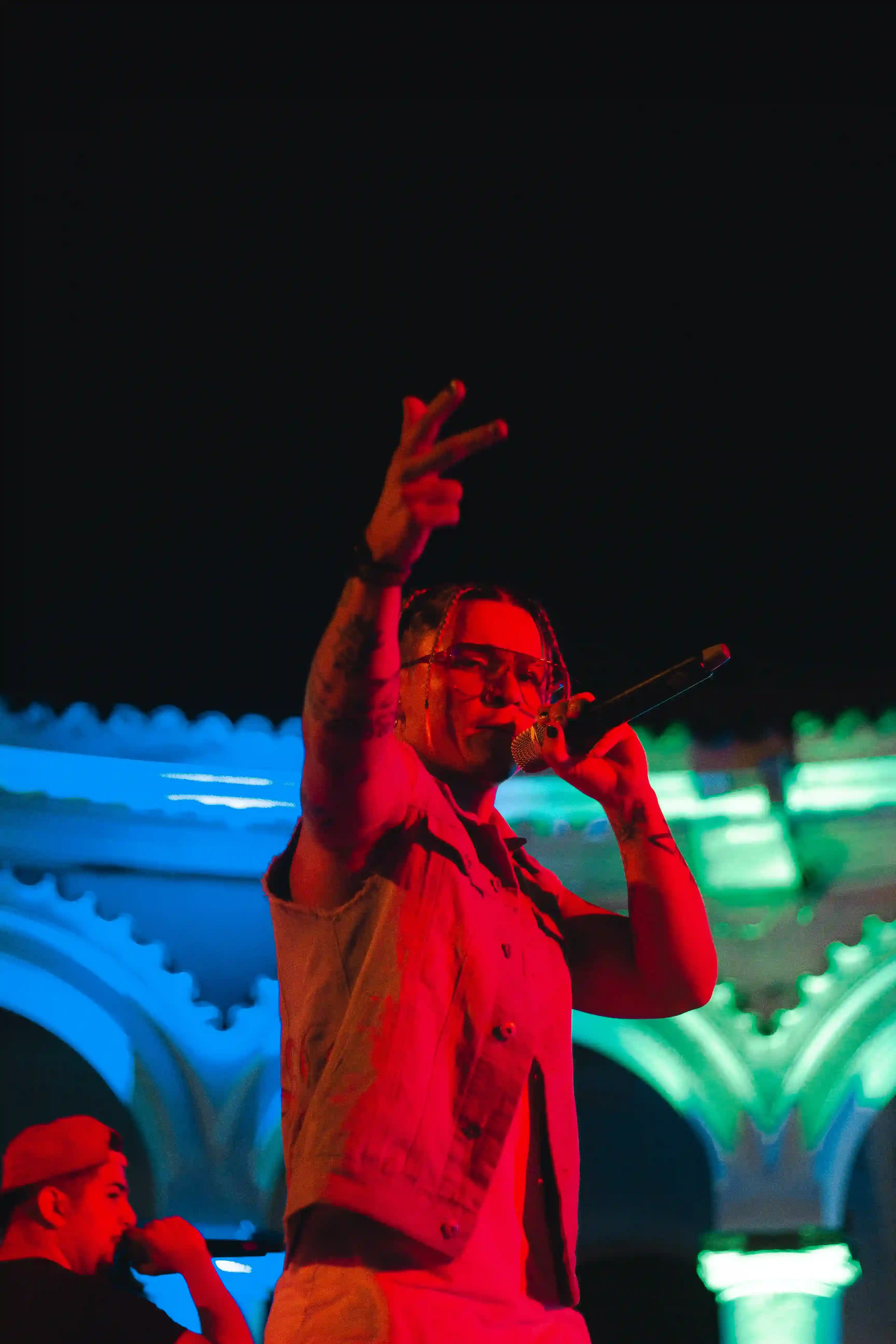 A picture that I took at a rap event in the city